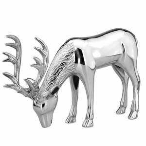 Ensemble de 2 figurines d'animaux en métal renne décoration de Noël étagère et décoration de table matériau de haute qualité utilisé prix d'usine - Product Image 5