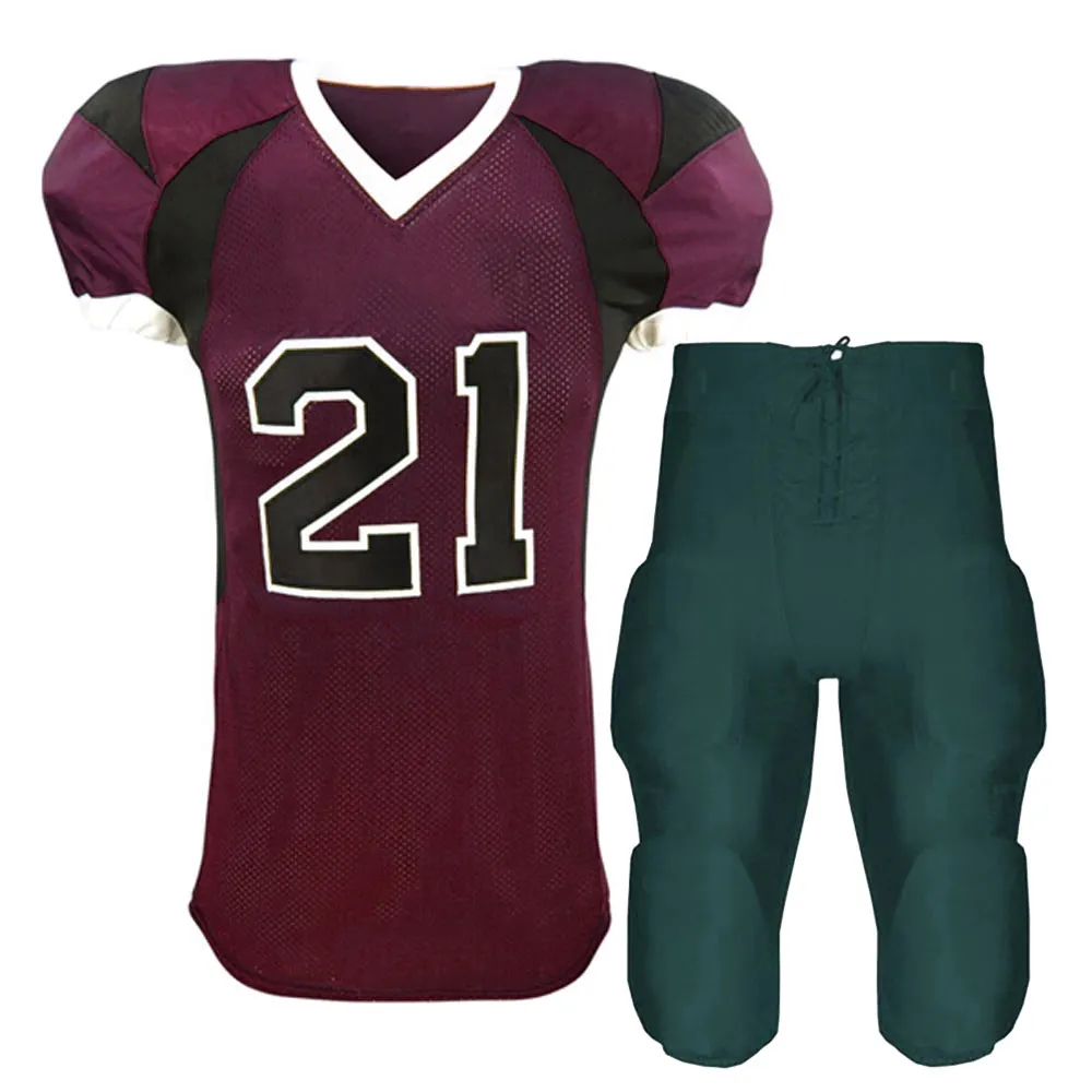 Uniformes de football américain dernier modèle en gros nouveau style personnaliser pantalon d'uniforme de football américain avec poches