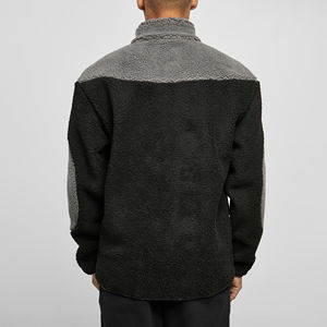 Veste polaire Sherpa pour homme avec des vestes pour hommes confortables et légères hiver coupe-vent chaud Sherpa polaire homme vestes - Product Image 3