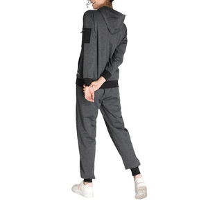2025 Women's Customized Eco-Friendly Reversible Breathable 2-Piece 100% Cotton <b>High</b> <b>Quality</b> <b>Tracksuits</b> <b>Wholesale</b> - Product Image 4