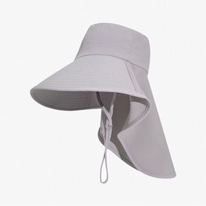 Chapeau de soleil à large bord pour femmes, châle de protection respirant pour le cou, protection UV, chapeau de pêcheur polyvalent et tendance - Product Image 2