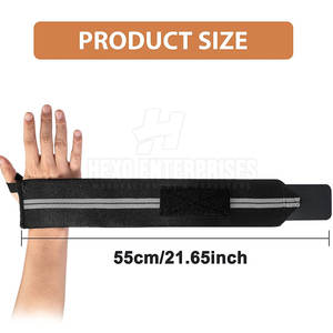 Muñequeras para entrenamiento de gimnasio, muñequeras para levantamiento de pesas, diseño de logotipo personalizado, muñequeras para levantamiento de pesas - Product Image 4
