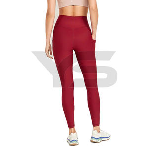 Femmes de haute qualité Spandex taille moyenne Yoga Leggings imprimé personnalisé respirant décontracté Fitness Style beurre doux - Product Image 4