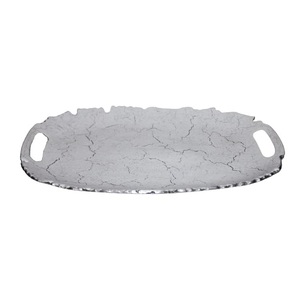 Juego de bandejas de acero de diseño clásico de tamaño personalizado para uso doméstico para servir café, comida, desayuno, cena - Product Image 1