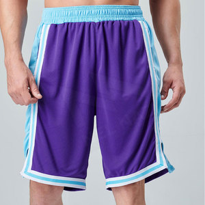 Vente en gros de shorts en maille de polyester de haute qualité pour hommes personnalisés shorts de basket-ball respirants double couche grande taille - Product Image 3