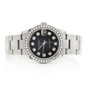 Reloj de Lujo para Hombre de Acero Inoxidable con Moissanita Helada de Alta Gama, Movimiento de Cuarzo - Product Image 1