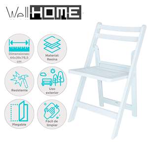 Well Home ELO Set di 4 sedie bianche - Product Image 2