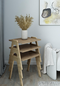 3-Piece <b>Nesting</b> <b>Table</b> Set Modern Stackable Side <b>Tables</b> Wooden - Product Image 5