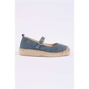 Espadrille à talon compensé fermé et talon bas - Product Image 1