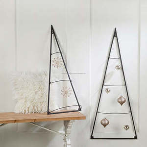 Meilleure qualité brun enduit de poudre arbre de Noël ornement étoile maison en forme de bougeoirs vente chaude décorations de fête - Product Image 1