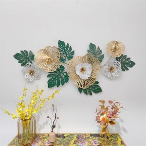 Art mural moderne en métal, feuille de fleur, art mural abstrait en métal, feuille florale - Product Image 6