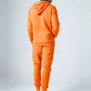 ชุดวอร์มผ้าฝ้าย100% ของผู้ชายชุดวอร์มระบายอากาศชุดออกกำลังกายในยิมชุดฤดูหนาวพร้อมผ้าปรับแต่งได้ - Product Image 4