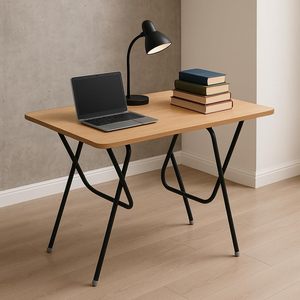 Table en métal élégante avec cadre en acier thermolaqué pour la décoration de la maison et des restaurants - Product Image 6