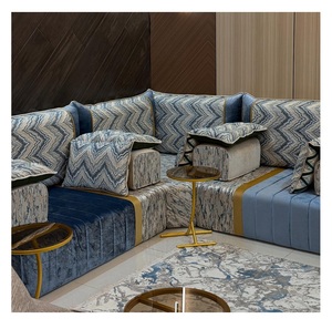 Sofá estilo Majlis árabe, diseño clásico, elegante conjunto para sala de estar, asientos de esquina de lujo, diseño que ahorra espacio - Product Image 1