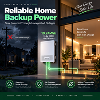 Batterie au lithium LiFePO4 10 kWh 51,2 V 200 Ah, système de stockage d'énergie domestique ESS, système de batterie solaire pour l'alimentation de secours résidentielle