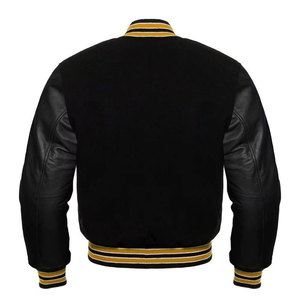 Chaqueta de Béisbol Varsity Personalizada con Parche Bordado 2026, Estilo Vintage, con Cuello Alto y Logotipo Frontal para Hombre - Product Image 2