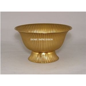 Factory Direct Supplies Table Ware Food Serving <b>Bowl</b> Pure Brass Gold Plated Decorative Home and Resort Food <b>Mixing</b> <b>Bowl</b> In India - Product Image 2
