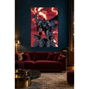 Impression sur toile Fida Batman et Gargoyle Before Red Lightning - Product Image 5