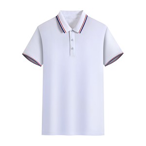 2025 vente en gros à manches courtes plaine Golf Polo chemise de haute qualité personnalisé broderie Logo hommes polos 100% coton Polo T-Shirt - Product Image 1