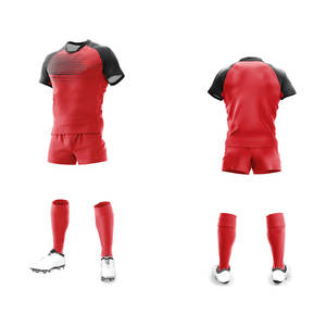 Uniformes de rugby vintage insolites chemises respirantes en polyester 100% de haute qualité ensembles personnalisés pour maillot d'équipe unisexe pour adultes - Product Image 1