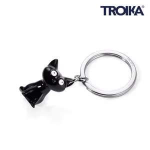 Portachiavi in metallo Felix 3D a forma di gatto, gadget personalizzati - Product Image 1
