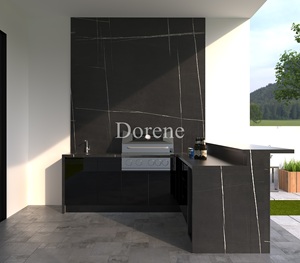 Cocina Exterior Dorene 2024, Cocina de Jardín con Parrilla para <span class=keywords><strong>Pizza</strong></span> y Barbacoa, Cocina Modular Prefabricada para Uso Doméstico - Product Image 2