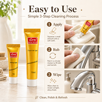 Pâte de nettoyage et de polissage pour robinets en acier inoxydable G3Hu, fabricant de produits de nettoyage pour éviers, toilettes en céramique et portes en verre