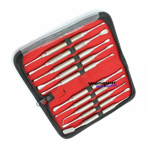 Kit d'ascenseur périosté dentaire en gros 10 pièces Instruments chirurgicaux à double extrémité pour implant et utilisation parodontale - Product Image 6