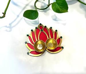 Combo cadeau décoratif, plateau de chawal Roli avec combo potli, faveur de retour, cadeau de mariage, cadeau Haldi Mehendi pour invité, faveurs - Product Image 2
