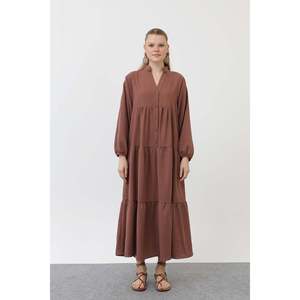 Vestido de Lino Transpirable para Mujer-32171ELB - Product Image 5