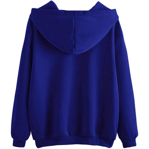 Sudadera con Capucha para Mujer, Forro Polar, Transpirable, Impermeable, Informal, de Poliéster/Algodón, Venta al por Mayor - Product Image 6