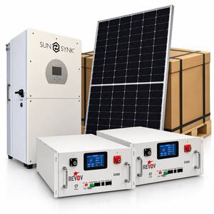 Système de stockage d'énergie solaire hybride, onduleur solaire monophasé, batterie de secours pour usage résidentiel et commercial - Product Image 1