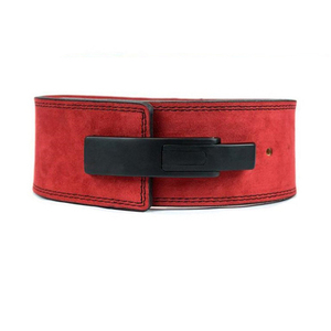 Cinturones de levantamiento de pesas de 10mm, palanca de liberación rápida, cinturón de levantamiento de pesas de piel de vaca, accesorios de compresión para gimnasio - Product Image 4