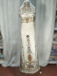 Tissu en soie George de qualité supérieure, tendance, fait main au Nigeria, poids moyen, design artisanal pour les événements spéciaux, vêtements de cérémonie - Product Image 6