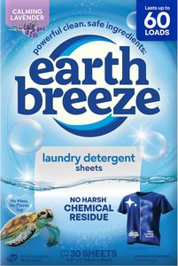 Hojas de Detergente para Ropa Earth Breeze Calming Lavender – 60 Lavados - Product Image 2