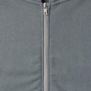 เสื้อมีฮู้ดสำหรับผู้ชายผ้าฟลีซโฟม3D มีซิปโอเวอร์ไซส์ผ้าฝ้าย100% พิมพ์ลายแบบกำหนดเอง - Product Image 4