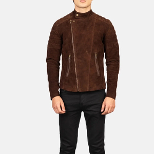 Veste classique en cuir pour hommes en vrac vente en gros de manteaux de motard à la mode avec logo personnalisé vestes de moto OEM fournisseur bon marché - Product Image 3
