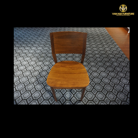 Ensembles de table à manger en bois massif de luxe en noyer 4 chaises pour meubles de salle à manger
