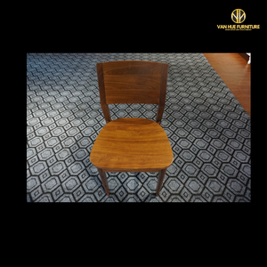 Juegos de mesa de comedor de materiales de madera maciza de nogal de lujo, 4 sillas para muebles de comedor - Product Image 3