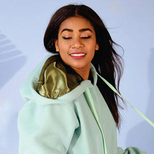 Sudadera con Capucha forrada de satén personalizada Jersey de algodón de lujo Sombrero de seda rosa de alta calidad Sudadera con Capucha forrada de satén de manga larga para hombre - Product Image 4