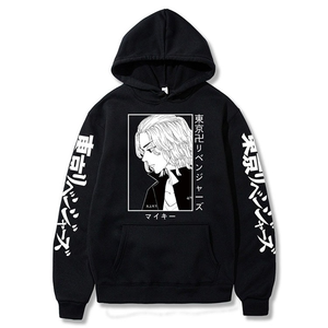 Nueva Sudadera con Capucha de Forro Polar Transpirable de Invierno con Diseño Personalizado de Anime Revengers, Sudadera Deportiva Informal para Hombre y Mujer, Corte Regular, Venta al por Mayor - Product Image 3