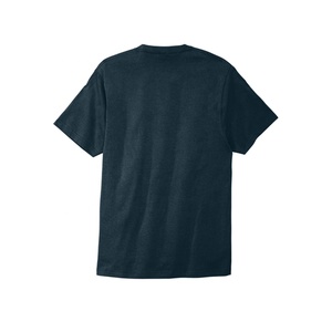 T-shirt personnalisé en coton pour homme, col rond, manches courtes, couleurs assorties, tailles S-3XL, coupe classique, ajustée ou décontractée, marque privée, vente en gros - Product Image 2