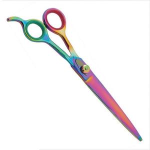 Ciseaux de toilettage pour animaux de compagnie multicolores en acier inoxydable Offre Spéciale avec repose-doigt 7.5 "toutes tailles disponibles - Product Image 2