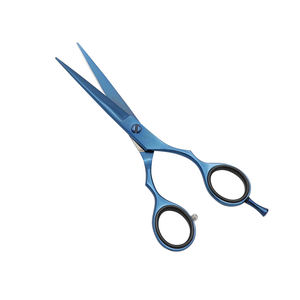 Ciseaux de coiffeur à poignée russe pour ciseaux de Salon de coiffure ciseaux de salon de beauté à lame tranchante avec anneau en caoutchouc noir - Product Image 1