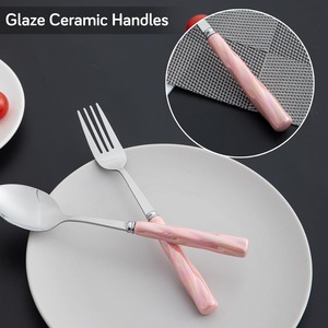 Ensemble de couverts à poignée en perles élégantes pour table à manger de mariage, fêtes de cuisine artisanales, couverts de qualité supérieure, Inde - Product Image 2