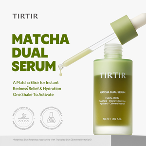 Dual Serum <b>Matcha</b> 30ml Skin Care <b>Set</b> Anti-Wrinkle and Repair for Face Soothing Facial Care for Home Use - Product Image 2