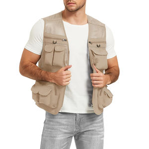 Gilet de pêche respirant 2025 pour homme – Vêtement de sport tendance et uni pour homme - Product Image 2
