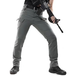 Pantalon cargo tactique en Cordura respirant, design Ripstop, devant plat, multi-poches, équipement d'opérations sur le terrain, rangement - Product Image 5
