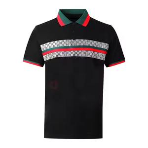Camisa de golf de manga corta de alta calidad para hombre con cuello de alta calidad para Polo para deportes y ropa informal de élite de negocios - Product Image 6