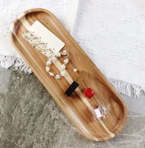 Bandeja de madera decorativa de Navidad recién llegada para servir fruta en diseño moderno y único - Product Image 4